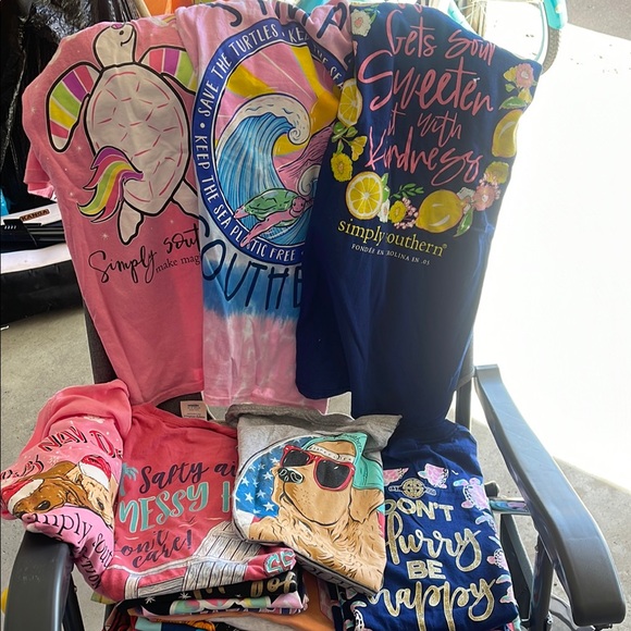 Simply Southern Colorful Graphic T-Shirts Collection - Picture 2 of 5